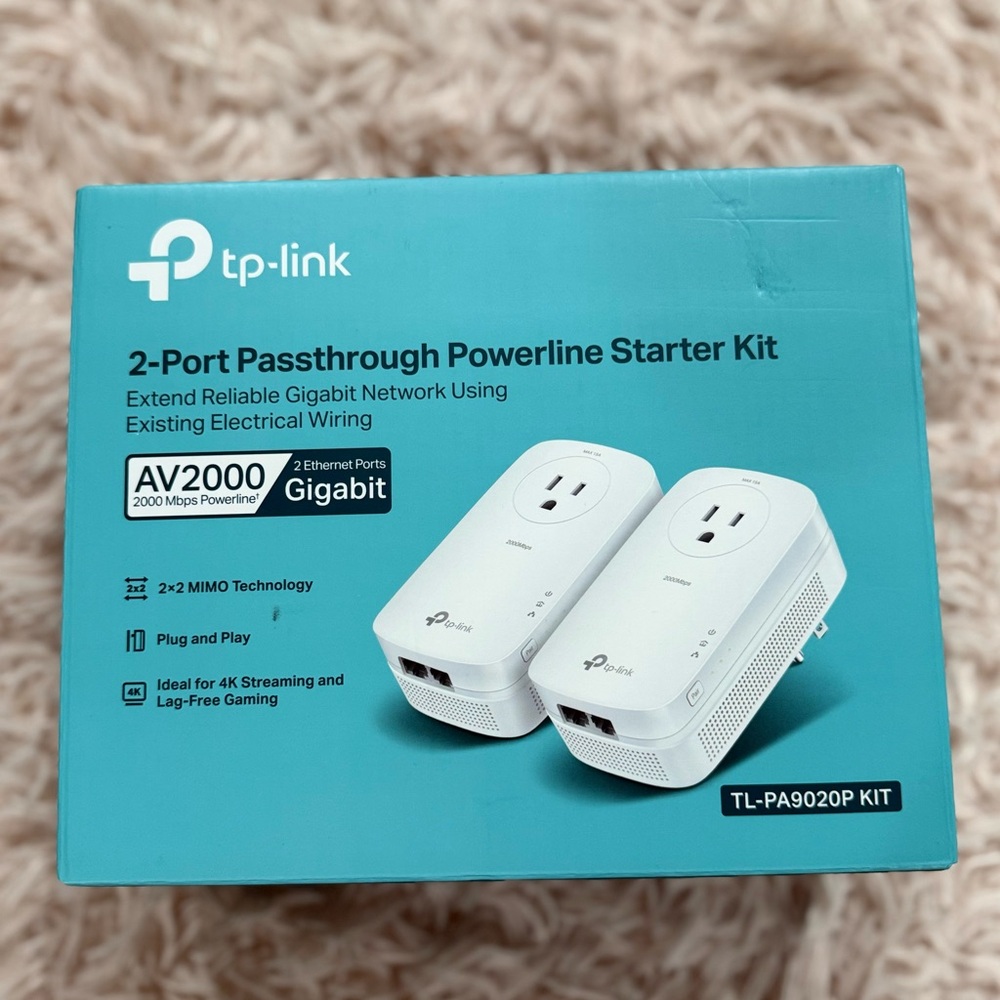 TP-Link White Powerline Networking Kit